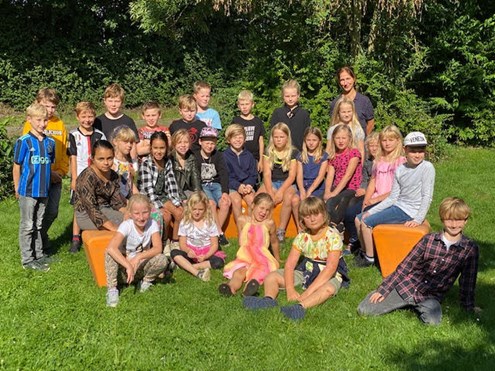 De kinderen van groep 5/6 